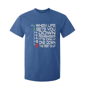 Motorcycle Lover T Shirt For Kid When Life Gets You Down TS09 Royal Blue Print Your Wear