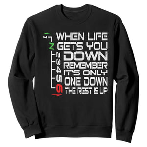 Motorcycle Lover Sweatshirt When Life Gets You Down TS09 Black Print Your Wear