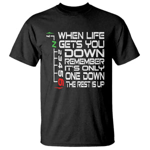 Motorcycle Lover T Shirt When Life Gets You Down TS09 Black Print Your Wear