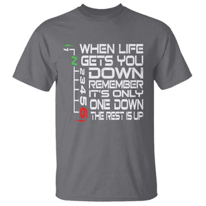 Motorcycle Lover T Shirt When Life Gets You Down TS09 Charcoal Print Your Wear