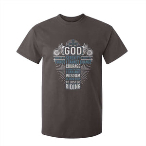 Christian Motorcycle Rider T Shirt For Kid God Grant Me The Serenity To Accept The Things I Cannot Change TS09 Dark Chocolate Print Your Wear