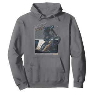 BMX Kid Hoodie Like A Regular Kid But Cooler Cyclist Bicycle TS09 Charcoal Print Your Wear