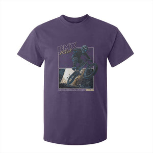 BMX Kid T Shirt For Kid Like A Regular Kid But Cooler Cyclist Bicycle TS09 Purple Print Your Wear