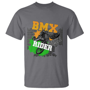 BMX Rider Cyclist Bicycle T Shirt TS09 Charcoal Print Your Wear