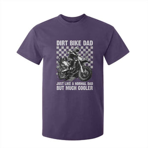 Dirt Bike Dad T Shirt For Kid Just Like A Normal Dad But Much Cooler TS09 Purple Print Your Wear