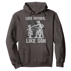 Like Father Like Son Dirt Bike Hoodie TS09 Dark Chocolate Print Your Wear