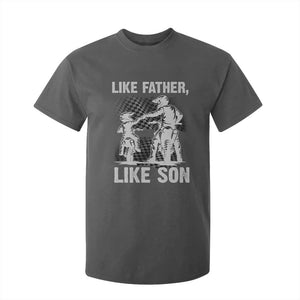Like Father Like Son Dirt Bike T Shirt For Kid TS09 Dark Heather Print Your Wear