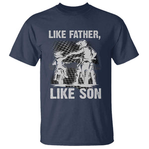 Like Father Like Son Dirt Bike T Shirt TS09 Navy Print Your Wear