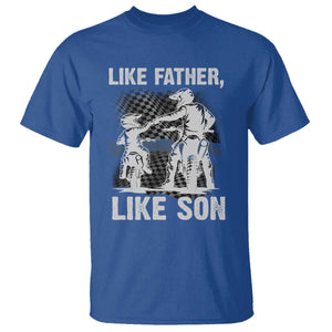 Like Father Like Son Dirt Bike T Shirt TS09 Royal Blue Print Your Wear