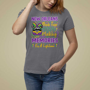 New Orleans Girl's Trip 2024 Matching T Shirt For Women Making Memories For A Lifetime TS09 Charcoal Print Your Wear