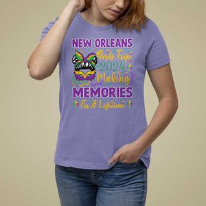 New Orleans Girl's Trip 2024 Matching T Shirt For Women Making Memories For A Lifetime TS09 Violet Print Your Wear