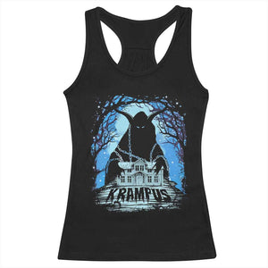 Dark Gothic Christmas Krampus Racerback Tank Top TS09 Black Print Your Wear