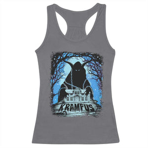 Dark Gothic Christmas Krampus Racerback Tank Top TS09 Charcoal Print Your Wear