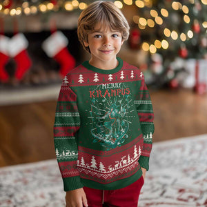 Horror Christmas Merry Krampus Ugly Christmas Sweater TS09 Christmas Print Your Wear
