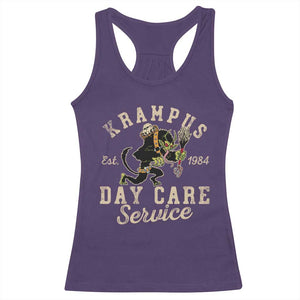 Christmas Krampus Day Care Service Racerback Tank Top TS09 Purple Print Your Wear