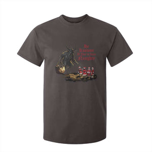 Christmas Krampus T Shirt For Kid He Knows If You've Been Naughty TS09 Dark Chocolate Print Your Wear