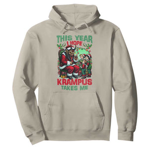 Christmas Krampus Hoodie This Year I Hope Krampus Takes Me TS09 Sand Print Your Wear