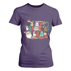 In My Christmas Era Retro Groovy T Shirt For Women TS09 Purple Print Your Wear