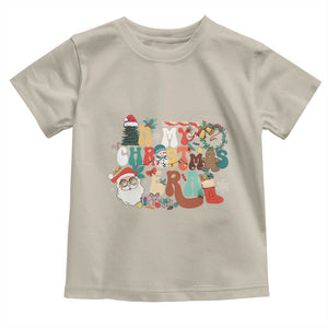 In My Christmas Era Retro Groovy Toddler T Shirt TS09 Sand Print Your Wear