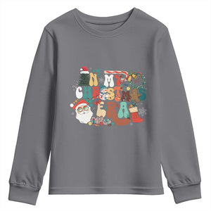 In My Christmas Era Retro Groovy Youth Sweatshirt TS09 Charcoal Print Your Wear