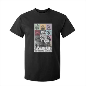 Funny Santa Claus The Christmas Eras Tours T Shirt For Kid TS09 Black Print Your Wear