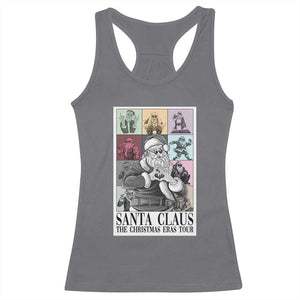 Funny Santa Claus The Christmas Eras Tours Racerback Tank Top TS09 Charcoal Print Your Wear