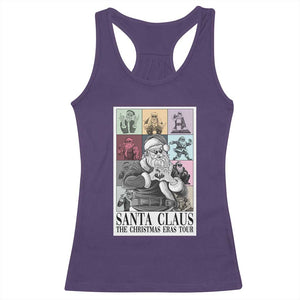 Funny Santa Claus The Christmas Eras Tours Racerback Tank Top TS09 Purple Print Your Wear