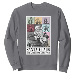 Funny Santa Claus The Christmas Eras Tours Sweatshirt TS09 Charcoal Print Your Wear
