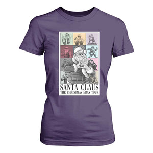 Funny Santa Claus The Christmas Eras Tours T Shirt For Women TS09 Purple Print Your Wear