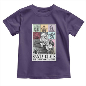 Funny Santa Claus The Christmas Eras Tours Toddler T Shirt TS09 Purple Print Your Wear