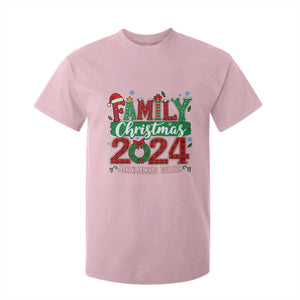 Family Christmas 2024 T Shirt For Kid Making Memories Together TS09 Light Pink Print Your Wear
