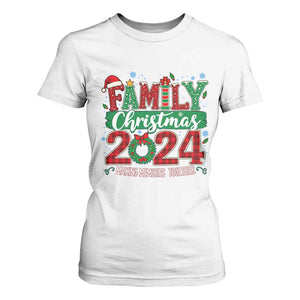 Family Christmas 2024 T Shirt For Women Making Memories Together TS09 White Print Your Wear