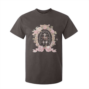Ave Maria T Shirt For Kid Miraculous Medal Blessed Mother Mary Hail TS09 Dark Chocolate Print Your Wear
