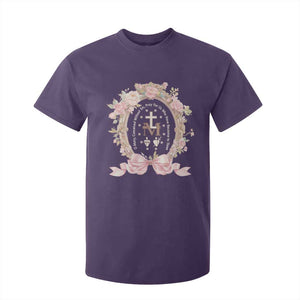 Ave Maria T Shirt For Kid Miraculous Medal Blessed Mother Mary Hail TS09 Purple Print Your Wear