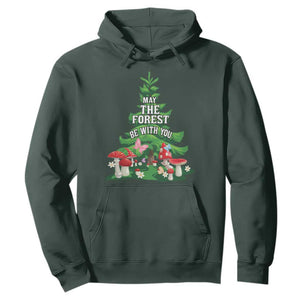 Nature Lover Hoodie May The Forest Be With You Cute Earth Day TS09 Dark Forest Green Printyourwear