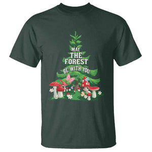 Nature Lover T Shirt May The Forest Be With You Cute Earth Day TS09 Dark Forest Green Printyourwear
