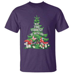 Nature Lover T Shirt May The Forest Be With You Cute Earth Day TS09 Purple Printyourwear