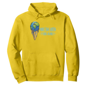 Earth Day Hoodie Make The Earth Cool Again Funny Melting Ice Cream TS09 Daisy Printyourwear