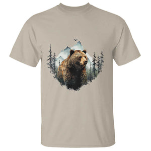 Nature Lover T Shirt Bear Wildlife Outdoor Mountains Forest Earth Day TS09 Sand Printyourwear