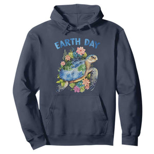 Earth Day Hoodie Sea Turtle Save Our Ocean TS09 Navy Printyourwear