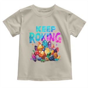 Rock Collector Toddler T Shirt Keep Rocking Geologist TS09 Sand Print Your Wear