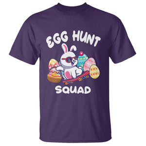 Easter Day T Shirt Egg Hunt Squad Cool Bunny Funny Hunting Season TS09 Purple Printyourwear