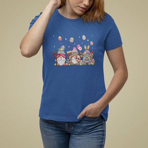 Easter Day Cute Gnomies Egg Hunting T Shirt For Women TS09 Royal Blue Printyourwear