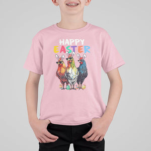 Easter Day T Shirt For Kid Funny Chicken Bunny Costume Farmer Farm Animal TS09 Light Pink Printyourwear