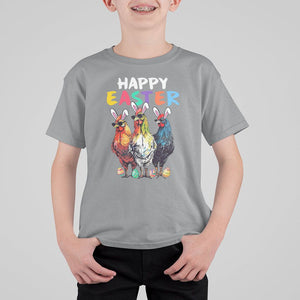 Easter Day T Shirt For Kid Funny Chicken Bunny Costume Farmer Farm Animal TS09 Sport Gray Printyourwear