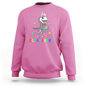 Easter Day Sweatshirt Eggasaurus Stegosaurus Dinosaur Egg Bunny TS09 Azalea Printyourwear