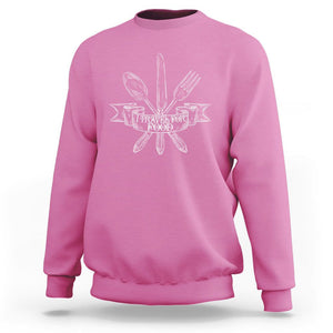 Funny Traveling Sweatshirt I Travel For Food Lover Traveller TS09 Azalea Printyourwear