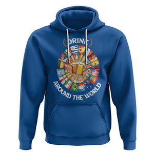 Travel For Beer Lover Hoodie Drinking Around The World Traveling TS09 Royal Blue Printyourwear