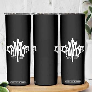 Canada Est. 1867 Maple Leaf Skinny Tumbler TS09 Print Your Wear