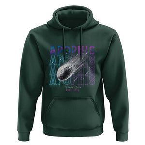 Astronomy Apophis Coming Soon April 2029 Hoodie TS09 Dark Forest Green Print Your Wear